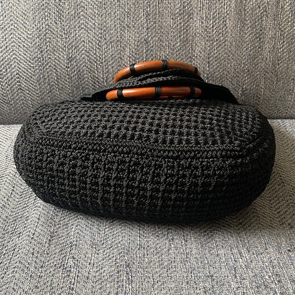 The Sak Crochet Wooden Ring Handle Women's Handbag - Picture 9 of 16